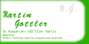 martin gottler business card